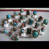 Ringe im Navajo - Design mit...